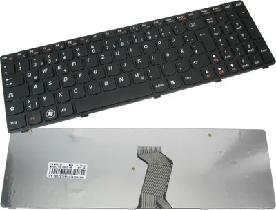 Produktbild von Trade-Shop Laptop-Tastatur Deutsch QWERTZ für IBM Lenovo IdeaPad G580 G580A G585 G585A Z580 Z580A Z585 Z585A V580 V580A V585 (Deutsches Tastaturlayout)