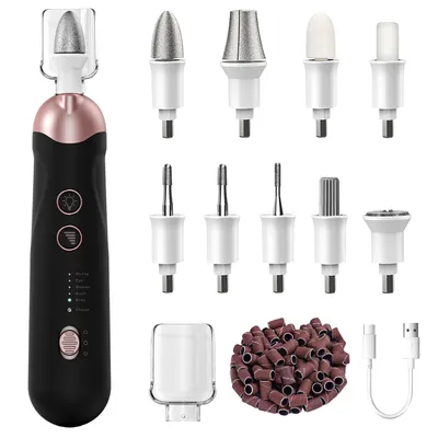 Obrázok produktu pre REVENTO® EASYGO Fréza na nechty – Manikúra & Pedikúra, 5 rýchlostí, bezdrôtová, LED svetlo, USB-C