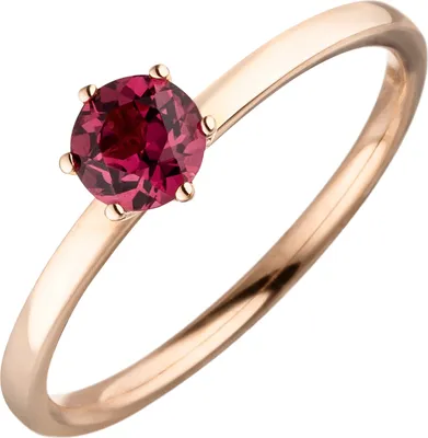 Produktbild von Gr. 52 Damen Ring 585 Gold Rotgold 1 Rhodolith