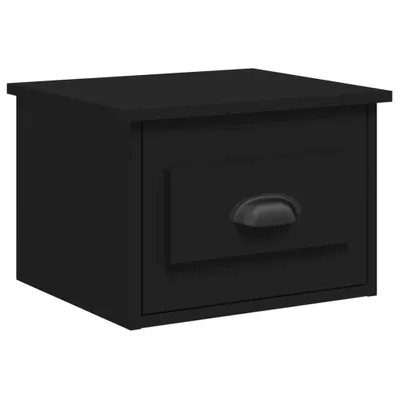 Produktbild von Wand-Nachttisch Schwarz 41,5x36x28 cm
