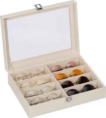 Produktbild von relaxdays Brillenbox für 8 Brillen