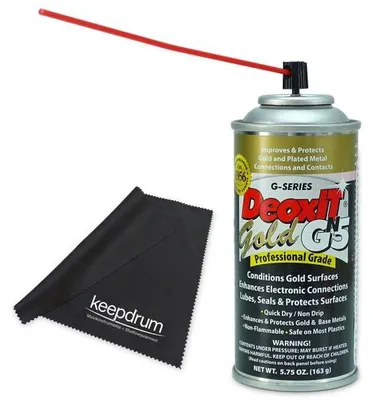 Produktbild von Caig DeoxIT Kontaktspray GN5S-6N Gold mit Tuch
