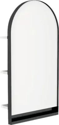 Produktbild von Spiegel mit Ablage Devo Cristal 2.0 40x76x17 cm Alpine white/black