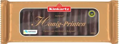 A package of Kinkartz Aachener Honig Printen.