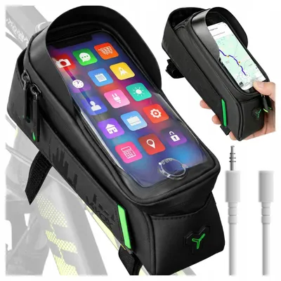 Produktbild von Vayox Fahrradtasche VA0170 | 1,5 L |  Handyhalter | Touch Technology | Easy-Mount | Schwarz