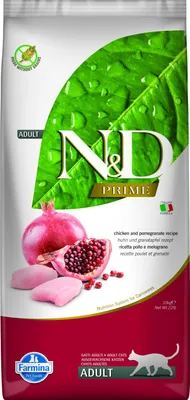Productafbeelding van Farmina Pet Food N&D Prime, Volwassen dier, Geschikt voor alle rassen, Kip, Granaatappel, 1,5 kg, Zonder granen, Zonder kunstmatige smaakstoffen