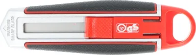 Produktbild von Safety-Cutter Long Blade, Cutter Messer mit extralanger Klinge, mit Sicherheitsklinge aus SK5-Kohlenstoffstahl, für Links- und Rechtshänder