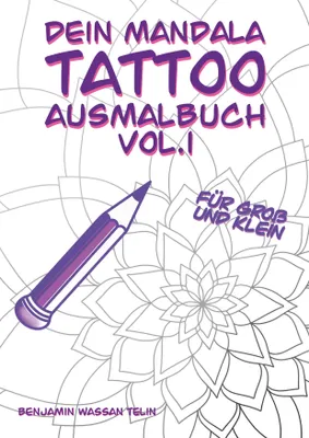 Produktbild von Dein Mandala Tattoo Ausmalbuch