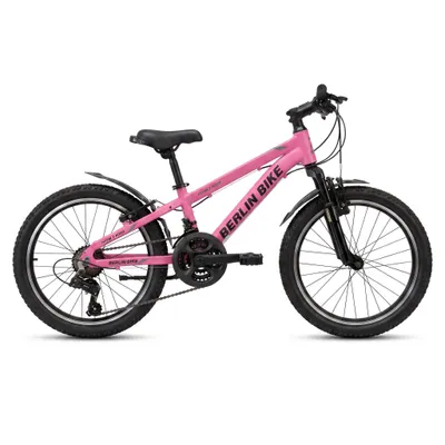 Produktbild von Kinderfahrrad 20 Zoll MTB mit Alurahmen - Ideales Geschenk für Kinder, fuschia
