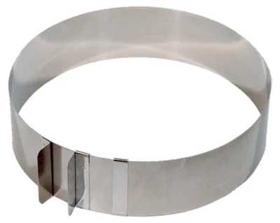 Produktbild von LARES Tortenring mit Griff aus Edelstahl - Durchmesser ca. 18-30cm, Höhe ca. 7cm - 6031