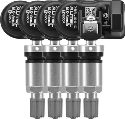 Immagine prodotto di Sensore TPMS universale, doppia frequenza, elevata compatibilità, 4 sensori in metallo