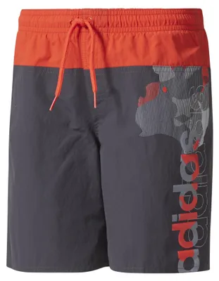 Immagine prodotto di ADIDAS CD8560, pantaloncini da bagno per ragazzi, grigio e rosso, taglia 10 anni