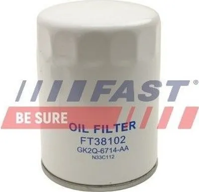 Produktbild von Ölfilter FAST FT38102 Anschraubfilter für FORD Transit Custom V362 Kastenwagen (FY, FZ) Transit Mk7 Kastenwagen (V363, FCD, FDD) Transit Mk7 Bus
