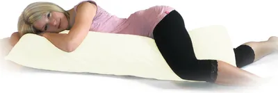Produktbild von Bezug Seitenschläferkissen 40x120 | 40x140 | 40x160 | 40x200 : Farbe - Perlweiss, Größe - 40x140-145 cm