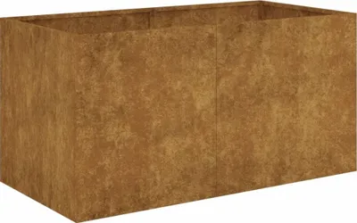 Image de vidaXL Bac à plantes 80x40x40 cm acier corten