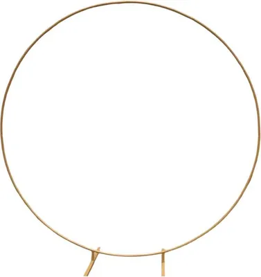 Immagine prodotto di Struttura ad arco per palloncini, design in metallo resistente, ideale per eventi, 1,5 m (59,1"), oro