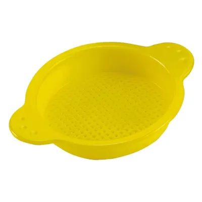 Immagine prodotto di Hape Setaccio giocattolo da spiaggia piccolo - Giallo - Setaccio per sabbia
