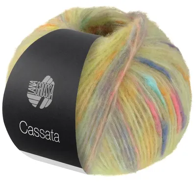 Produktbild von Lana Grossa - Cassata 0010 zartgelb pfirsich hellgrau lichtgrün rose