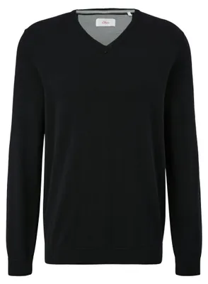 Produktbild von S.Oliver (50) Strickpullover, GREY/BLACK 9999 9999 L