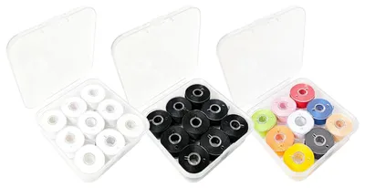 Produktbild von 3-in-1 Garnset mit Aufbewahrungsbox in 9 Farben