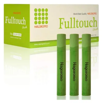 Produktbild von Hagoromo Fulltouch Farbkalk – Premium Staubfreie Kreide im Farbmix: Gelbgrün Color: Gelbgrün