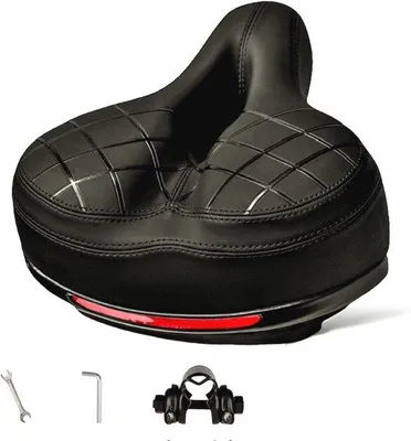 Productafbeelding van Comfortabel Fietszadel met Stootkussen voor Fietstoeltjes - Ergonomisch en Waterdicht
