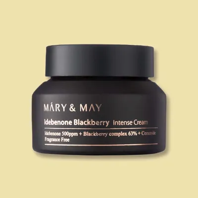 Obrázok produktu pre Mary & May Idebenone + Blackberry Complex Intense Cream intenzívne hydratačný krém na vrásky 30 ml