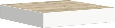 Immagine prodotto di vidaXL Scaffale sospeso effetto rovere e bianco 23x23,5x3,8 cm MDF