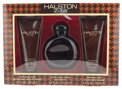Zdjęcie produktu dla Halston Z-14 woda kolońska spray 125 ml + balsam po goleniu 100 + żel pod prysznic 100 ml