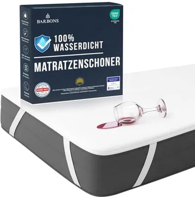Wasserdichter Matratzenschoner 60 x 120 cm - Set von 2 - Oeko-Tex Zertifiziert - Atmungsaktiv und Waschbar