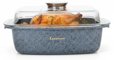 Immagine prodotto di Teglia rettangolare da forno, 32 cm, 5,5 litri, con coperchio in vetro