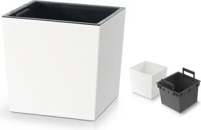 Obrázok produktu pre Kvetináč URBI II biely 24 cm