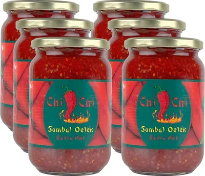 Obrázek produktu pro SAMBAL OELEK Chilli Pasta extra pálivá CHI-CHI 6x 720ml
