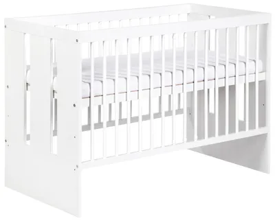 Produktbild von Babybett Teuntje Weiß 60x120 cm