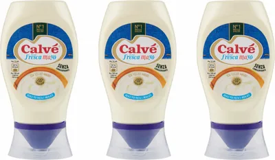 Produktbild von 3x Calvè bontà fresca mayo mit fettarmem Joghurt würzen squeeze sauce 225 ml