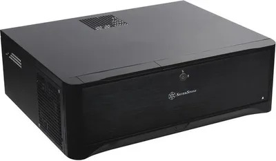 Obrázek produktu pro Silverstone GD06B, Desktop, PC, Černá, Micro ATX, Mini-DTX, Mini-ITX, Hliník, Plast, SECC, 440 mm