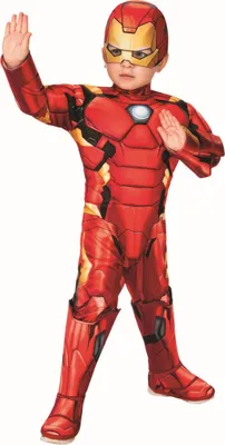 Obrázok produktu pre Iron Man - "Deluxe" kostým - chlapci BN4917 (98) (červený)