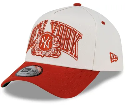 Produktbild von New Era A-Frame Trucker Cap - SUEDE New York Yankees rot