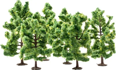 Image de NOCH 24602 - Arbres à feuilles caduques 6 pièces, 14 -18 cm 0,H0,TT