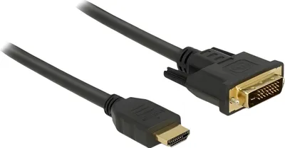 Produktbild von HDMI zu DVI 24+1 Kabel bidirektional 1,5 m Delock