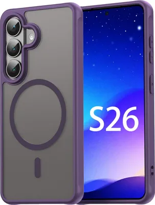 Produktbild von Handyhülle für Samsung Galaxy S26 Magnet Case Schutzhülle Kratzfest in Lila