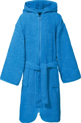 Produktbild von Erwin Müller Kinder-Kapuzenbademantel blau 98 / 104