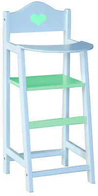 Productafbeelding van Poppen Kinderstoeltje (Groen Hartje)