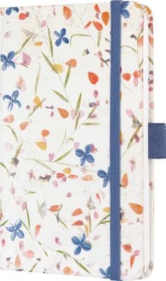 Produktbild von SIGEL J5306 Wochenkalender Jolie 2025 - Bloom Violet - ca. A6 - beige, violett - Hardcover - 2 Seiten = 1 Woche - 174 S. -