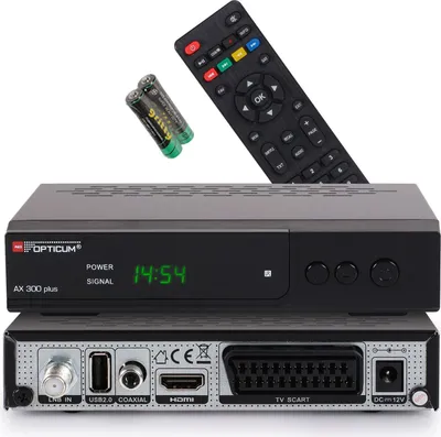 Produktbild von Opticum HD AX 300 PVR HDTV-Satellitenreceiver (PVR ready, Full HD 1080p, HDMI)