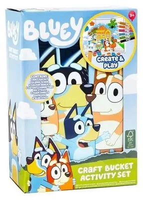 Image de Kit créatif Bluey, présenté dans un seau