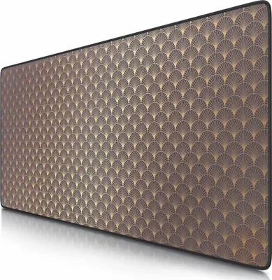 Produktbild von CSL Gaming Mauspad XXL, 900 x 400 x 3 mm, Schreibtischunterlage, abwaschbar, rutschfeste Rückseite, Geschwindigkeit & Präzision, Art Deco
