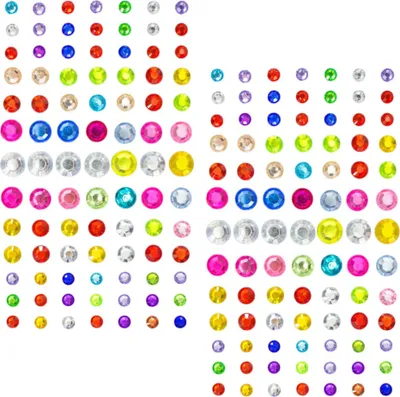 Produktbild von Oblique Unique 160 Kreise Sticker Aufkleber selbstklebend Verzierung Deko Steine