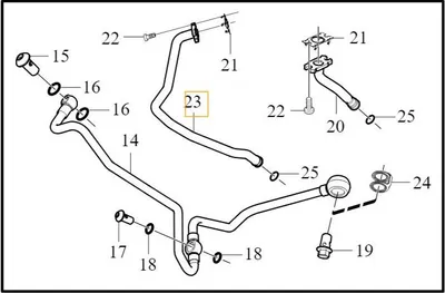Image de VOLVO S80 V70 XC70 OE vidange huile turbine 31368510