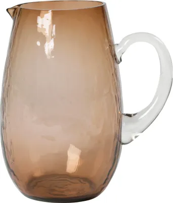 Produktbild von Broste Copenhagen HAMMERED Krug brown 2 l